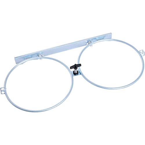 Zwingerhalter Wandhalterung mit Hundenapf Edelstahl (2 x 2800 ml)