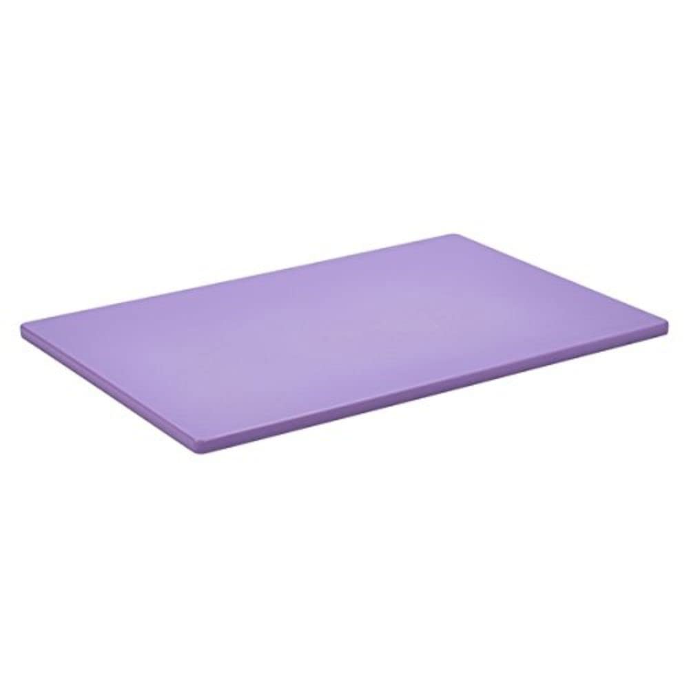 Genware P1812 Low Density Polyethylene Cutting Board, Purple, 18 inches Length, 12 inches Width, 0.5 inches Height