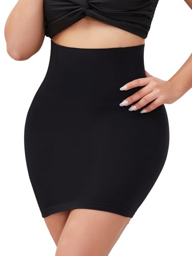 Image of JOYSHAPER Shapewear Slip for Under Dresses Half Slip Tummy Control Dress Skirt Slip Body Shaper