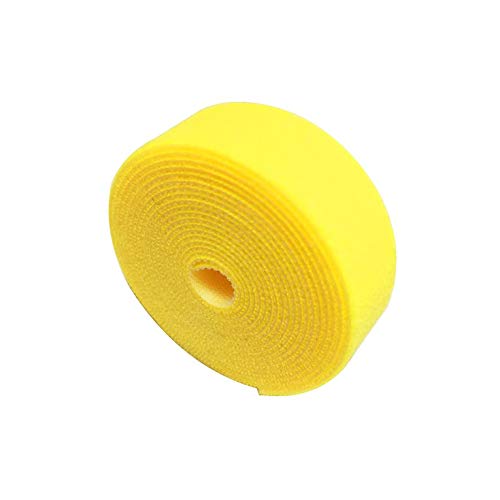 Preisvergleich Produktbild Kabelbinder Computerdaten Kabelbinder Netzwerk Nylon Kabelbinder gelb Klettverschluss