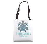 Santa Barbara CA California Souvenir Vacation Reminder Tote Bag