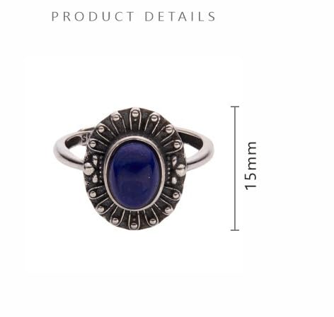 Anello Donna Argento 925,Anello Anti Ansia In Pietra Di Occhio Di Tigre Genuino per Uomo E Donna, Fascia In Argento Con Pietra Preziosa Naturale, Rings Dell'Eternità Fatto A Mano, Regalo
