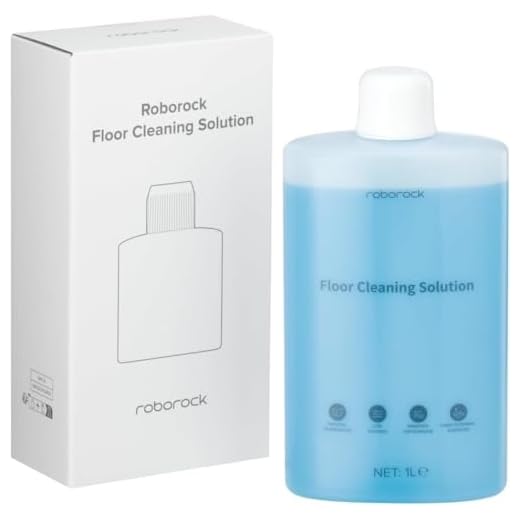 roborock 1L Original Reinigungsmittel für roborock S/Saros/Qrevo/Q-Serie Saugroboter und Flexi/F-Serie Nass- & Trockensauger, Bodenreiniger Mittel, Keine Schaumbildung und Schlieren, Konzentrat