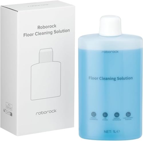 roborock 1L Original Reinigungsmittel für roborock S/Saros/Qrevo/Q-Serie Saugroboter und Flexi/F-Serie Nass- & Trockensauger Bodenreiniger Mittel Keine Schaumbildung und Schlieren Konzentrat