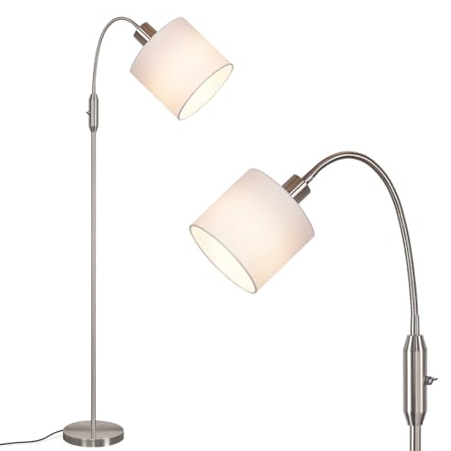 Glitzerlife Stehlampe 1 Flammig Wohnzimmer Leselampe - Bogenlampe...