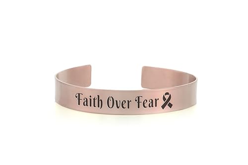 Bracelet Ruban du Cancer Or Rose 14k - Un Symbole de Courage et d'Espoir pour Elle