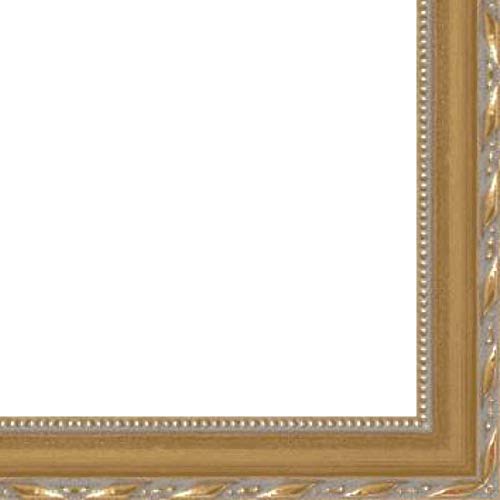 CountryArtHouse Picture Frame Moulding (Wood) 100ft Bundle - Traditional Gold Finish - 0.625