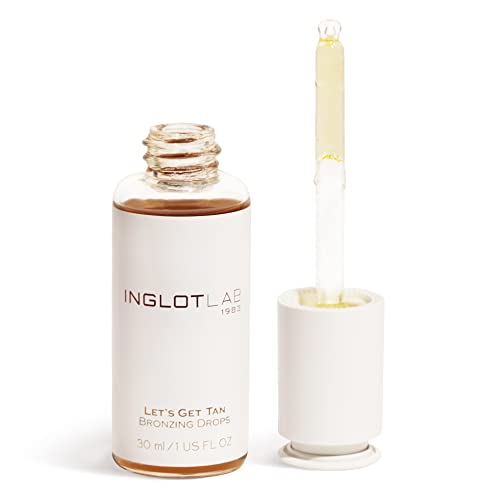 Inglot Let's Get Tan Bronzing Drops Face Bronzer Liquid Bronzer Self Tanning Mousse 30ml, 30 ml (Pack of 1) - Image 2