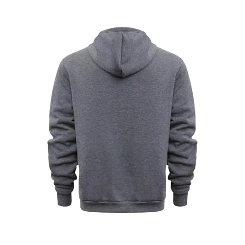 Men's Full Zipper Sweatshirts Color Matching Slim Fit Casual Sports Sweater Jacket Fall Winter3