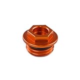 Öleinfüllschraube HANLING- Wasserpumpe Schutz-Schutz Kupplungsdeckel Öltankverschluss for KTM 250 350 SXF EXCF XCF XCFW Freeride SIX Days SXF EXCF XCFW (Color : Oil Filler Cap)