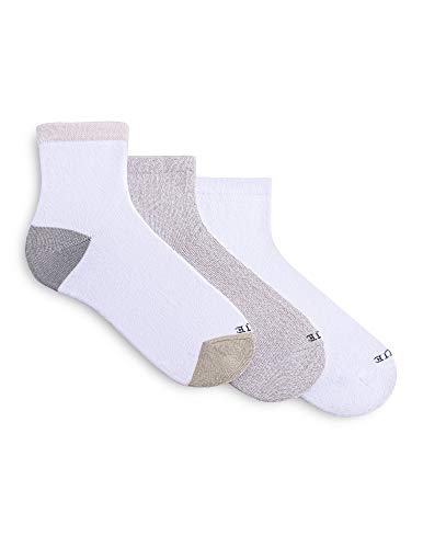 HUE Women's Super Soft Cropped Sock 3 Pk, Sandbar Pack, One Size