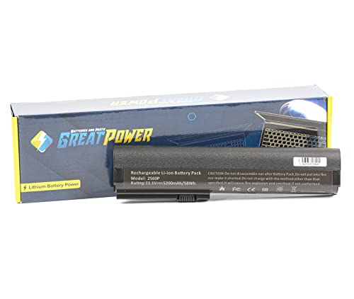  Batteria 5200mAh compatibile con HP EliteBook 2560P 2570P