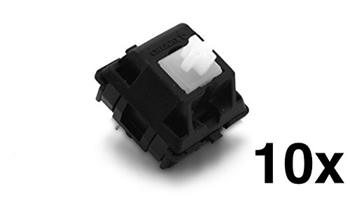 Cherry MX Clear Keyswitch (10 pack) - MX1AC1NN | Plate Mounted | Tactile Bump |