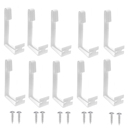 Auurly 10 Pack A285 RV Curtain Retainers with Screws