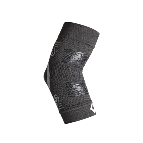 FLOKY Gomitiera Elbow Support, Supporto Biomeccanico per Gomito, Stabilizzatore Anti-infiammatorio con Bioceramica, XS/S-L/XL, Nero (Nero, S)