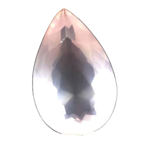 Quartz rose naturel poire facettée pour créer votre propre collier romantique fait main