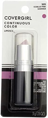 COVERGIRL Continuous Color Lipstick, Iceblue Pink 505, 0.13 Ounce (Pack of 2)