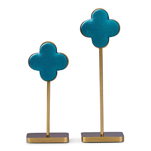 image for Oirlv 2 Pcs Metal Earring Display Stand Showcase Jewelry Display Holde