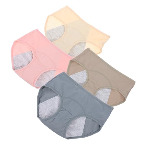 Culottes menstruelles coton taille L lot de 4 sous-vêtements lavables