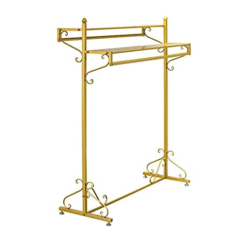 Perchero resistente para ropa, perchero industrial con 2 barras para colgar y 2 niveles para sombreros, bufandas, bolsas