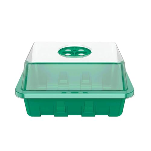 ZONADAH 6 Pack Seed Trays 72 Cells Growing Trays with Clear Lids for Plants Growing Thicken Seedling Starter Growing Trays with 10 Plant Labels and Garden Hand Tool - Image 3