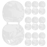 Healeved 10 Stück Doppelseitige Dicke Selbstklebende Schutzfolie für Tischtennisschlägerbeläge Robuster Rundumschutz für Tischtennispaddel Professionell Transparent Einfache Anbringung