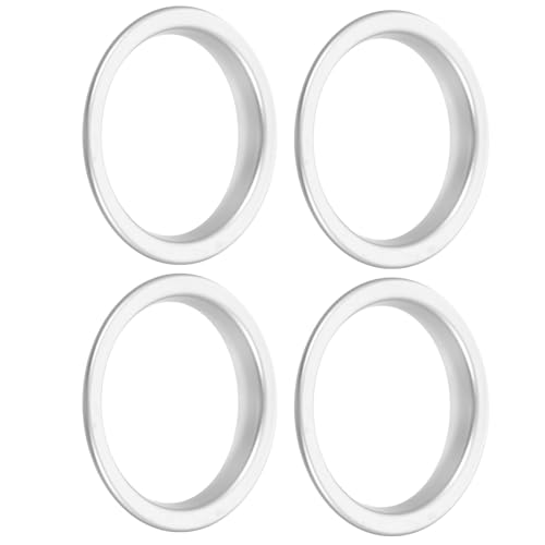 DINHEAROM 4 piezas Anillos Decorativos para Ventilación de Aire del Coche para Jlu Accesorios de Interior Modernos y Elegantes