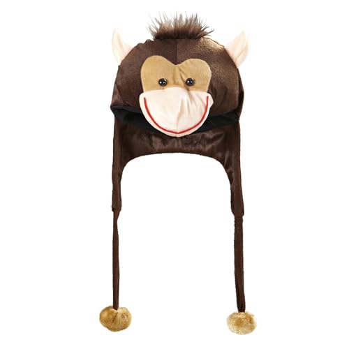 W WIDMANN MILANO Party Fashion - casquette d'animal, Party Animals, chapeau en tissu, chapeau en peluche, costume d'animal