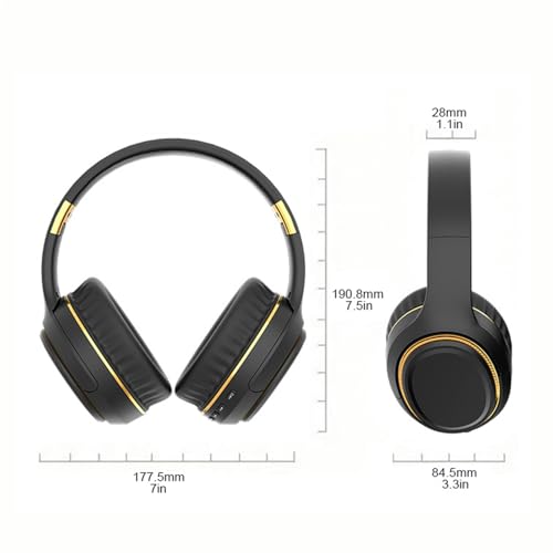 Auriculares con cancelación de ruido para trabajar sin distracciones y estudiar con diadema plegable 6