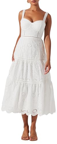 ASTR The Label Women's Pellagia Dress, White, S