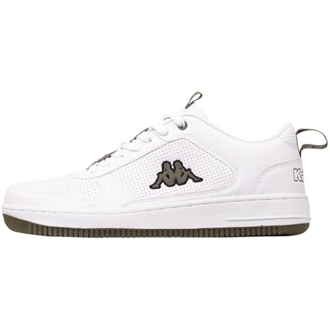 Kappa Fogo Unisex Fashion Sneakers in White Army Cover