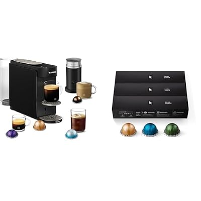 Nespresso Vertuo UP Bundle by Breville, Black with Capsules