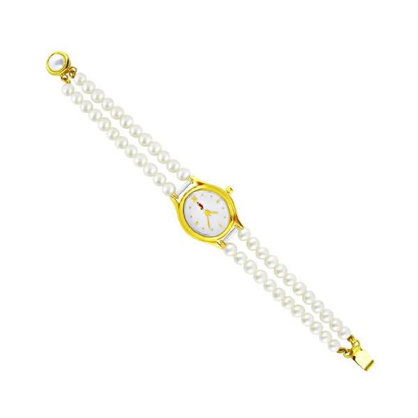 Sri Jagdamba Pearls Dealer Gold-Plated Multi-Strand for Women | Necklace to Gift Women & Girls| With Certificate of Authenticity AAA Quality - Image 4