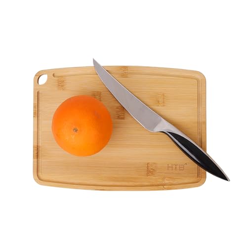 Tabla de cortar pequeña de bambú rectangular miniatura 1
