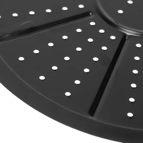 Image of BBQ Frying Plate Solid Stainless Steel Household Kitchen Gas Stove Heat Diffuser Cookware Top Plate Reducer Flame Arrester Cooking Conduction Kitchen Supplies Nonstick Oil Simmer (Black)