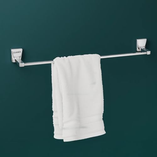 Image of EVANEX EVANEX Bathroom Towel Stand, Towel Holder 304 Grade Stainless Steel Towel Rod Towel Rack for Bathroom Towel Bar Hanger Stand Bathroom Accessories Organiser 24 Inch Chrome (Selvi)