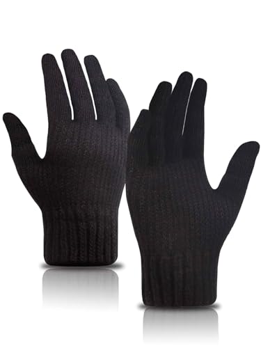 AKIDO Running Glove Liners - Thermal Winter Gloves for Men & Women - Thin & Lightweight Cold Weather Gloves for Cycling & Driving (1)
