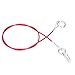 GEERYZHE 3.28ft Breakaway Trailer Cable with Stainless Steel Wire Universal for Cars RVs, Heavy Duty, Wear