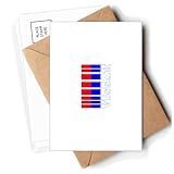 Größe: 14,6 x 9,8 cm Flagge Land Schrift Russland Postkarten Umschläge Blanko Notizkarten Mailing