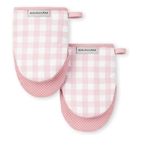 KitchenAid Gingham Mini Oven Mitts 2-Pack Cover