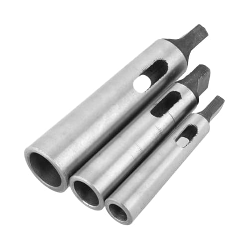 Morse taper sleeve Useful Taper Adapter Silver Sleeve Steel Tool CNC Metalworking Parts Reducing Chuck HRC58 MT1-MT2/MT-2-MT3/MT3-MT4(MT-2-MT3)