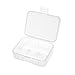 uxcell Battery Storage Case Holder Transparent for 2 x Battery Capacity