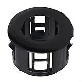 ZiStarlilife Einparkhilfe Sensor Retainer Ring für Mazda CX-9 2016-2022 Schwarz Kunststoff OEM KD49-67-UC5A Direct Fit Ersatzteil Außen Kotflügel Zubehör