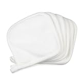 PRATIQUE : Son format de 11 x 11 cm est idéale pour une prise en main facile et une utilisation efficace. Ce lot de 6 lingettes lavables est idéal pour une utilisation familiale ou quotidienne. Parfait à la maison ou en déplacement.