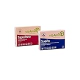 Recuperat-ion - Complemento Alimenticio Vegano Vitamin-T Sueño y Triptófano, Anti Jet-lag, Equilibra Día y Descanso Natural sin Adicciones, Para Ansiedad, Estrés, Pack de Triptófano y Sueño