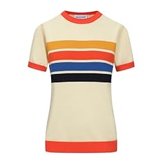 Beige-rainbow Stripes