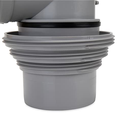 Image of Camco RV Easy Slip Elbow and 4-1 Adapter | Features a Larger Inside Diameter for Faster Dumping and Adapter Fits 3-Inch Slip or 3-Inch,3.5-Inch and 4-Inch Threaded Pipe (39144) | (Pack of 2)