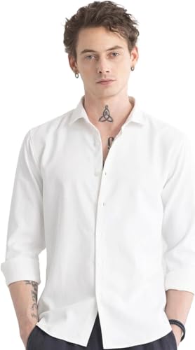 Image of Men's Pure Cotton Khadie Shirt Regular Fit Casual Formal Wear