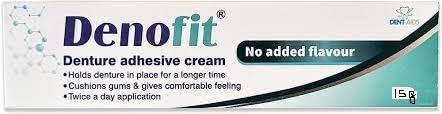 Denofit Denture Adhesive Cream -15g Tube(PACK OF 2 TUBES) (B0CHJX71DW) Amazon Price History, Amazon Price Tracker