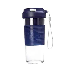 Pigeon Blendo USB Rechargeable Personal Blender for Smoothies, Shakes with Juicer Cup Jar, 330 ml, Blue, Medium (19001314)